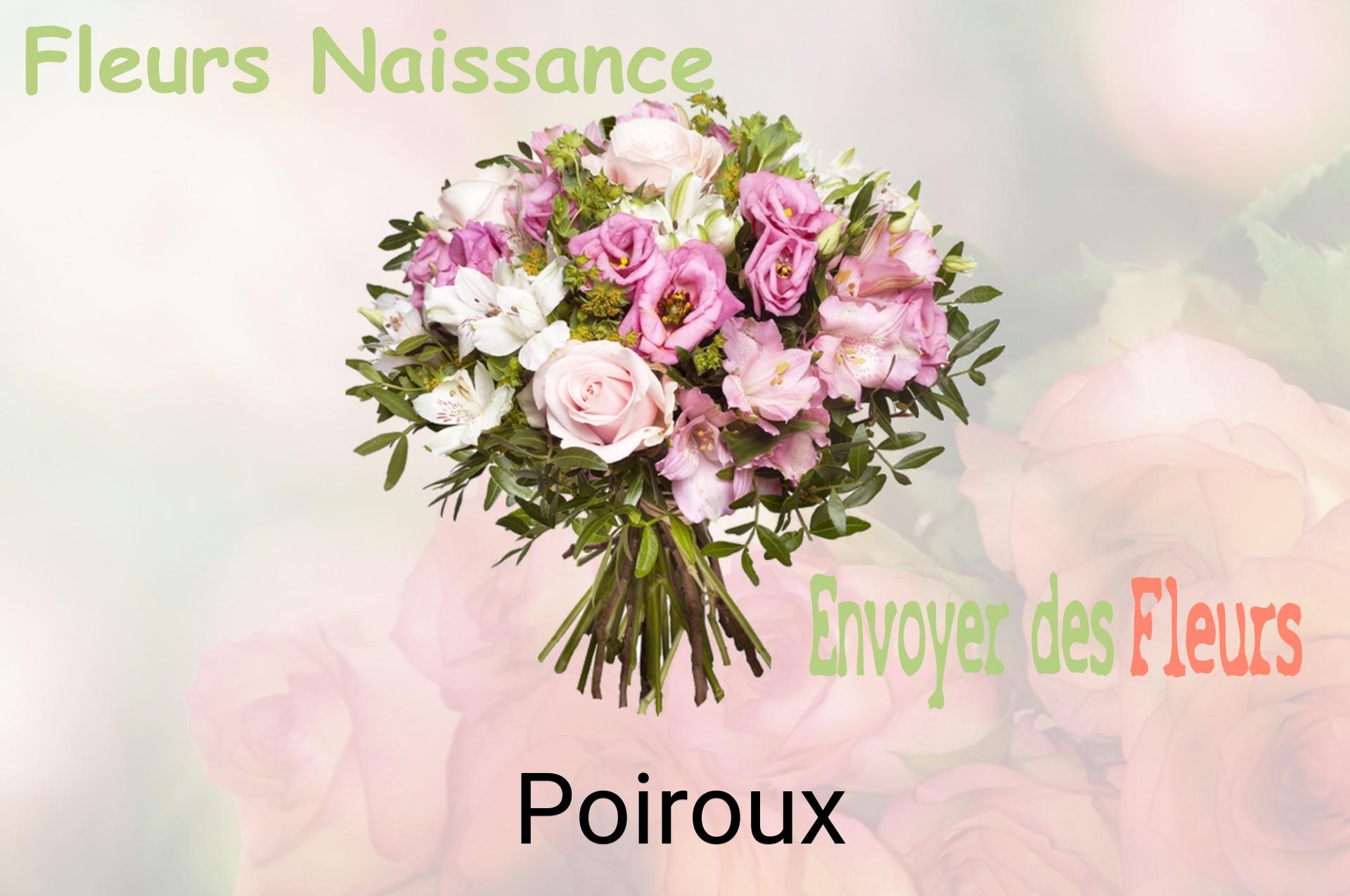 Bouquet de fleurs de naissance livré à Poiroux