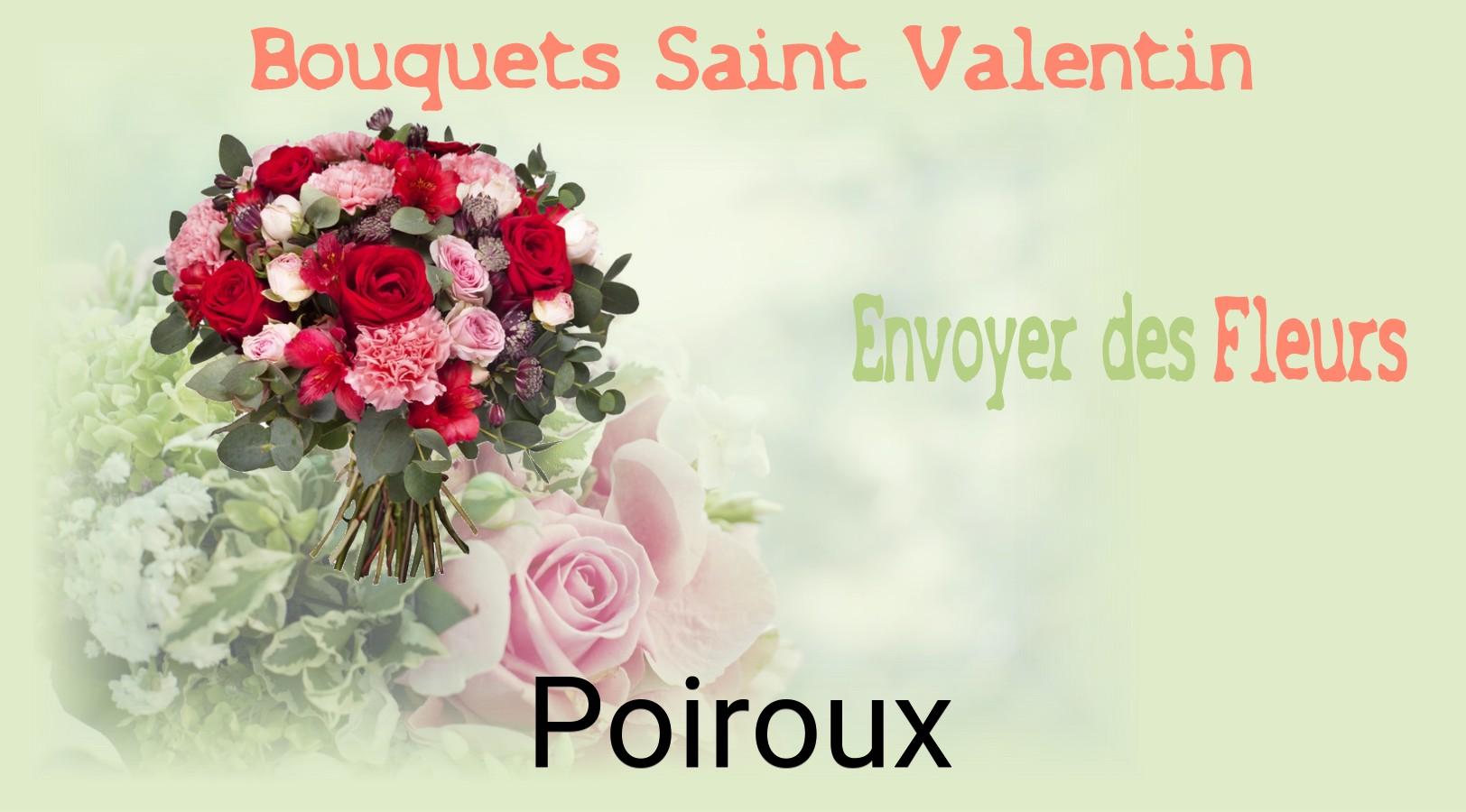 Roses de Saint-Valentin livrées à Poiroux
